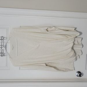 Crossover beige top